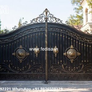 Unique Gate Design Trends Collapsible Grill Gate Price No-9231
