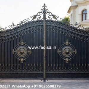Beautiful Gate Design Ideas For Villas Wrought Iron Gate For Front Door No-9252