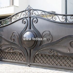 Creative Gate Design Ideas For Homes Square Pipe Sliding Gate Design No-9259