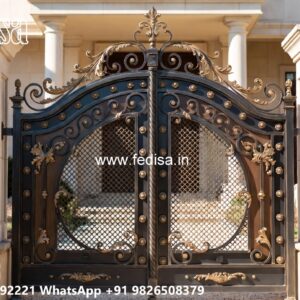 Elegant Front Gate Design Trends Wide Gate Design No-9275