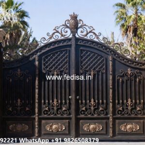 Latest Gate Design Trends For Homes Double Main Gate Design No-9312