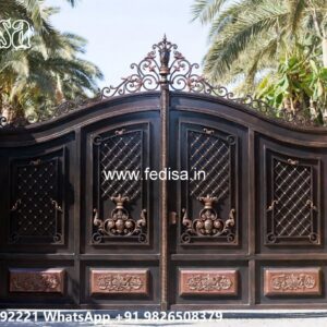 Decorative Gate Design Ideas For Entryway Round Shape Main Gate Design No-9317