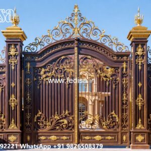Creative Modern Gate Designs For Small Houses Arch Grill Gate Design No-9375