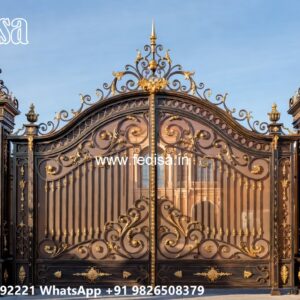 Beautiful House Gate Design Collection Main Gate Rcc Design No-9380