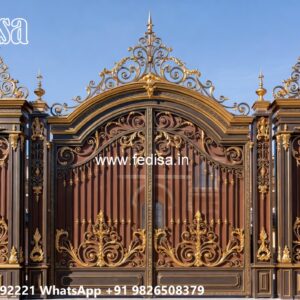Gate Design Ideas For Village Homes Steel Gate Design 10 Feet No-9381