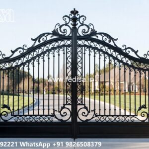 Premium Designer Gate Ideas Overhead Gate Design No-9412