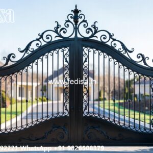 Modern Automatic Gate Designs Simple Wall Compound Gate Design No-9423