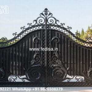 Nature Inspired Gate Design Ideas Color For Main Gate Of House No-9435