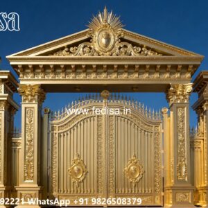 Stylish Entrance Gate Designs Leaf Gate Design No-9466