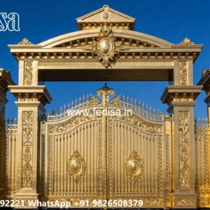 Best Gate Ideas For Home Plain Steel Gate Design No-9506