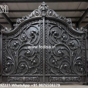 Modern Gate Design Strong And Stylish Gate Designs For Homes No-9536