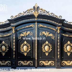 Home Main Gate Design Space Saving Sliding Gate Designs No-9575