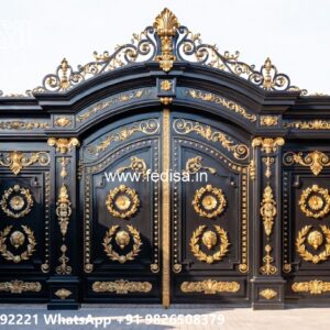 Single Door Iron Gate Design Big House Gate Design Ideas No-9592
