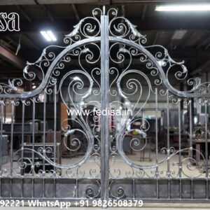 Boundary Wall Main Gate Design Best Security Gate Designs For Homes No-9617