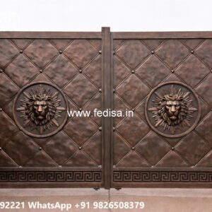 Double Door Gate Design Modern Steel Gate Inspiration No-9673