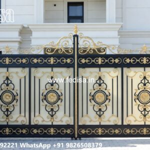 Simple Garden Gate Design Ideas Boundary Wall Design With Gate No-9808