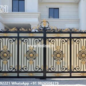Big House Gate Design Ideas Single Door Iron Gate Design No-9814