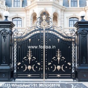 Best Security Gate Designs For Homes Boundary Wall Main Gate Design No-9839