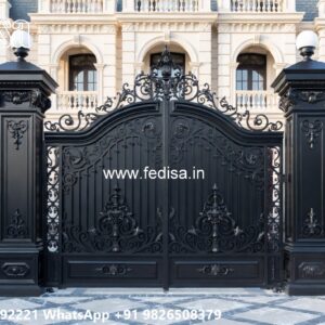Modern Front Gate Design Styles Rolling Gate Design No-9847