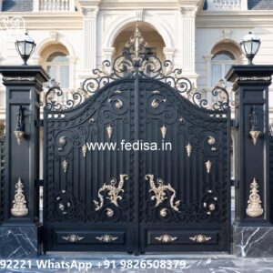 Front Gate Design Trends 2030 Laser Cutting Gate Design No-9860