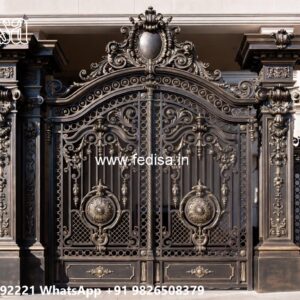 Creative Gate Design For Modern Homes Steel Gate Design Double Door No-9985