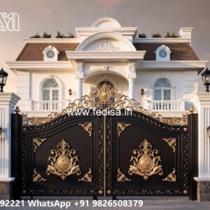 Stylish Gate Design Trends For Houses Fabrication Gate Design No-10089
