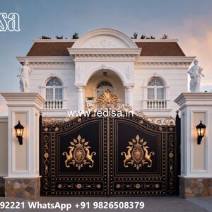 Elegant Gate Design Ideas For Entrance Simple Grill Gate Design No-10090