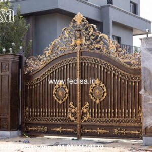Double Door Gate Design For Home Entrance Maharaja Gate Simple Design No-10165