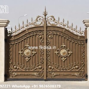 Elegant Wooden Gate Design For Entryways Marble Name Plate Designs For Main Gate No-10181