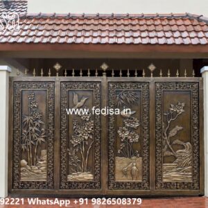 Stylish Outdoor Entry Gate Designs Main Gate Color No-10219