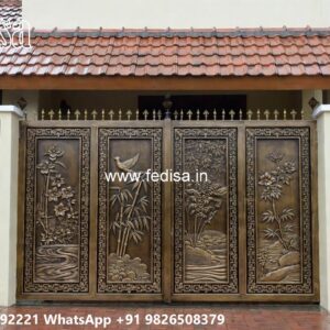Grand Entrance Gate Designs Main Gate Name Plate Design No-10223