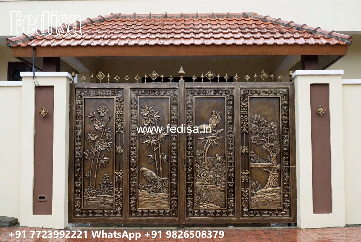 Elegant Villa Gate Design Collection Folding Grill Gate Design No-10227