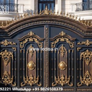 Stylish Home Gate Ideas Main Gate Granite Pillar Design No-10279
