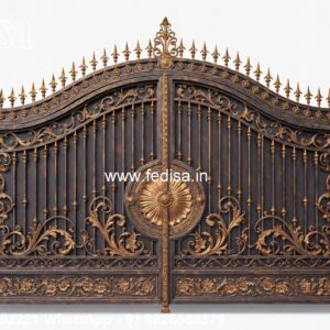 Strong And Stylish Gate Design Ideas Main Gate Wooden Door Design No-10368