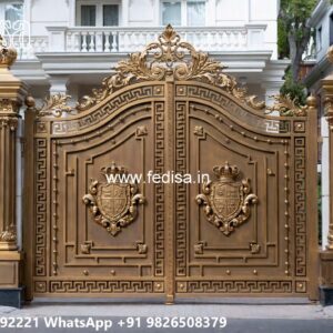 Elegant Gate Design For Home Entrance Modern Front Wall And Gate Designs No-10419