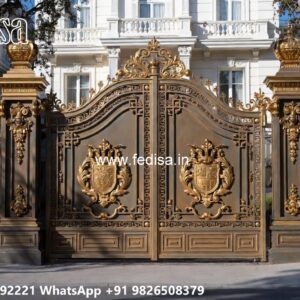 Elegant Gate Design Collection Boundary Wall Steel Grill Design No-10463