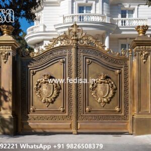 Stylish Gate Design Ideas For Small Spaces Main Gate Design Wooden Double Door No-10471