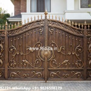 Creative Gate Design Ideas For Entryway Steel Gate Single Palla No-10483