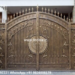 Compact Gate Design Ideas For Small Spaces Modern Steel Gate No-10512