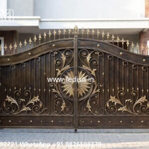 Creative Gate Design Ideas For Entrance Modern Iron Fence No-10541