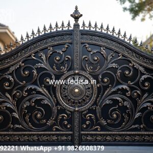 Classic Gate Design Ideas For Homes Lohe Ka Main Gate Design No-10555