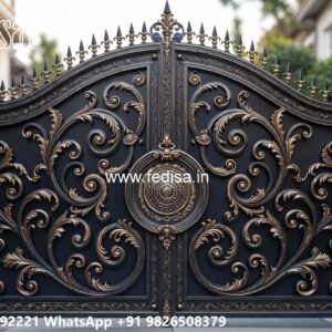 Gate Design Ideas With Unique Patterns Double Door Gate Design Iron No-10562
