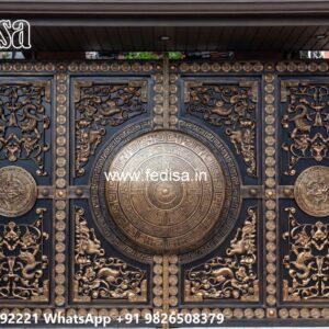 Simple Yet Elegant Gate Design Ideas 10 Feet Main Gate Design No-10568