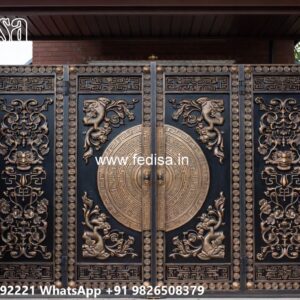 Handmade Wooden Gate Design Ideas Steel Railing Gate Design No-10589