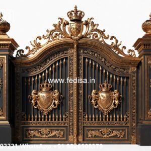 Modern Entry Gate Ideas Front Wall Grill Design No-10683