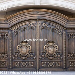 Stylish Entry Gate Design Collection Steel Compound Wall No-10771