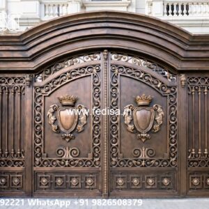 Strong And Stylish Gate Design Ideas Main Wooden Gate Design No-10780