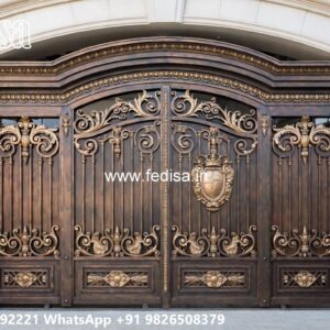 Modern House Gate Design Trends Brown Gate Design No-10787