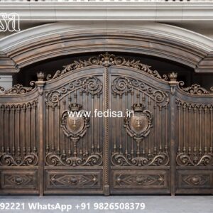 Simple Front Gate Design Ideas 8 Feet Iron Gate Design No-10823