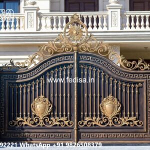 Simple And Elegant Gate Design Collection Front Wall And Gate Design No-10942